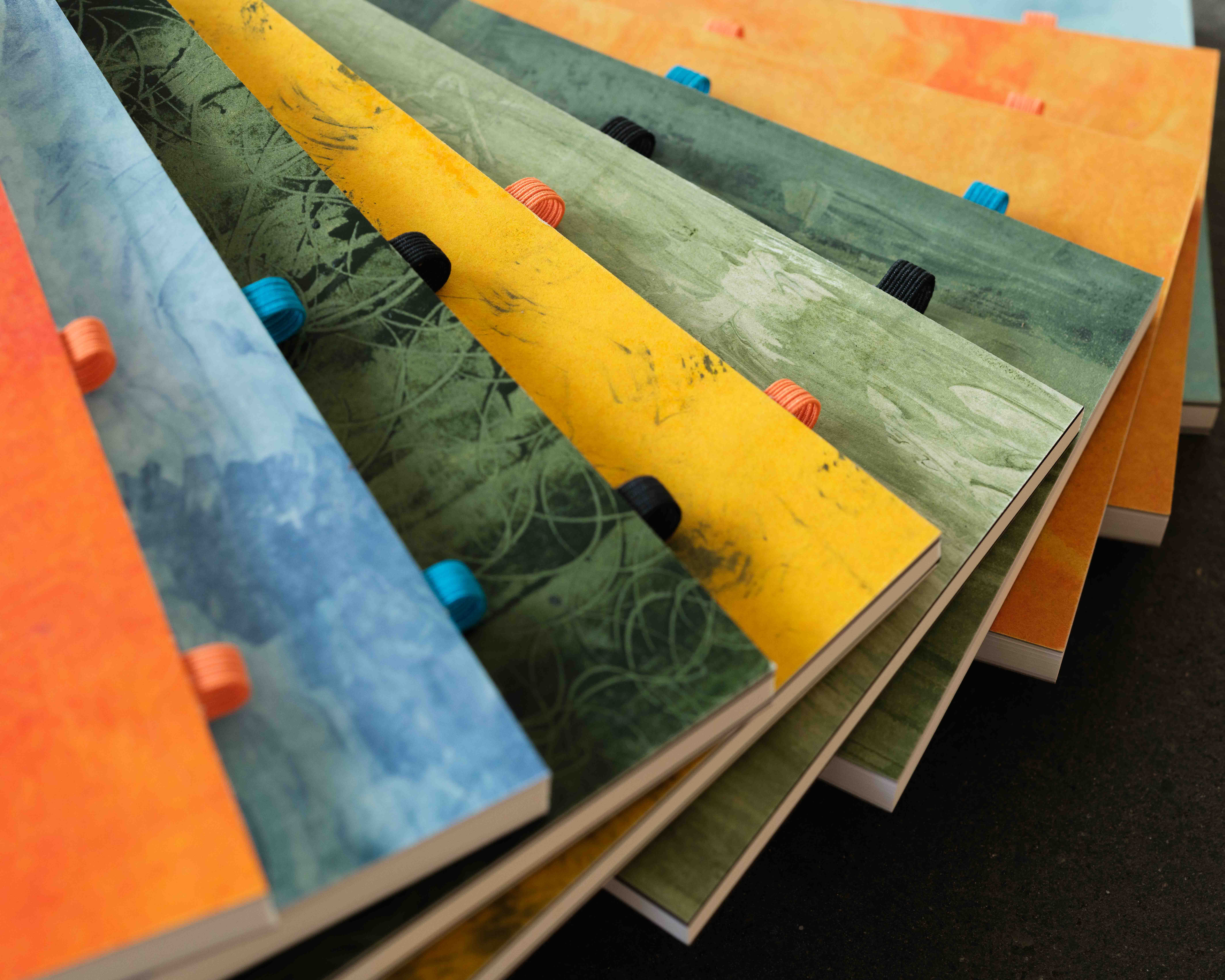 Notizbücher in allen Farben